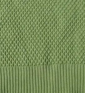 Vibrant Green Textured Knit Top