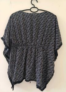 Floral Print Kaftan Top