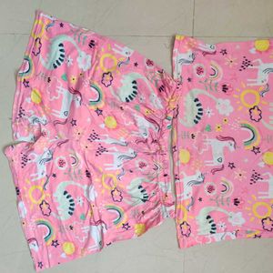 Cute Unicorn &amp; Dinosaur Pajama Set
