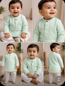 chicankari Baby Boy Kurta