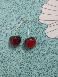 Cute Cherry Dangle Earrings