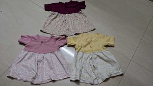 Pack of 3 Baby Girl Dresses