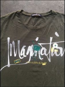 Olive Green 'Imagination' Graphic T-Shirt