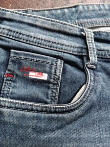 Men's Distressed Blue Denim Jeans