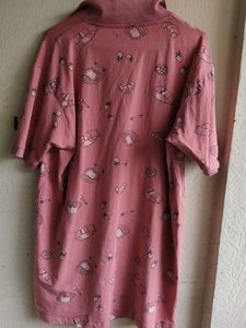 Men's Pink Graphic Polo Shirt