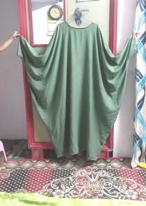 Elegant Green Kaftan Abaya