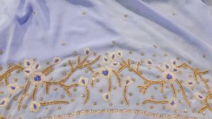 Elegant Lavender Suit  with Embellishments