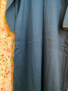 Teal straight Kurta