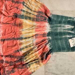 Boho Tie-Dye Maxi Dress