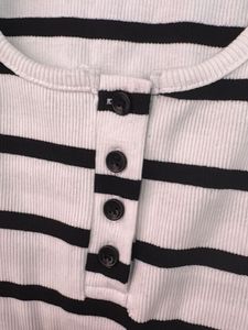 Classic Striped Sleeveless Top