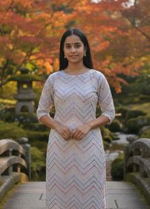 Elegant Embroidered Kurta Set with matching potly