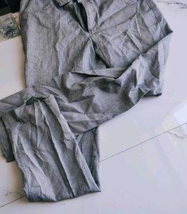 men shirt and pant pair
