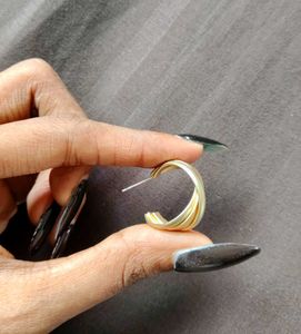 Gold-plated Hoop Earrings