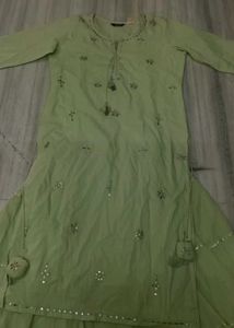 Chic Mint Green Kurta Set