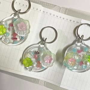 koi fish pond keychain