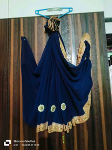 Women And Girls Nevi Blue Saree