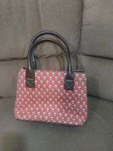 Chic Floral Print Handbag