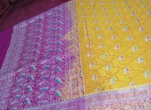 Multi-Color Kanjeevaram Pure Silk Saree