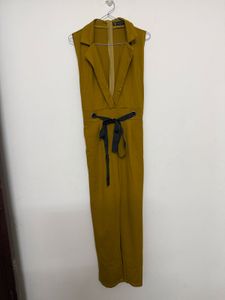 Women's Mustard Yellow Jumpsuit
