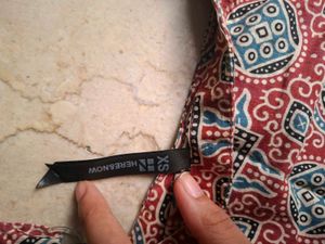 Bohemian Print Sleeveless Kurta