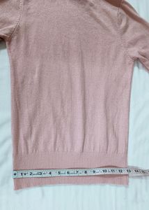 Global Republic Women Pink HighNeck SlimFit Skivvy