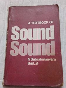 A Textbook of Sound