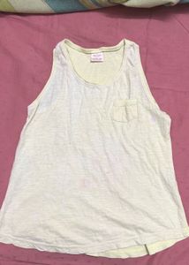 ZARA Fluorescent green Tank Top