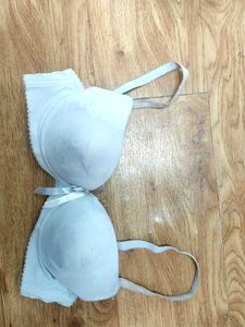 Sexy White Heavily Padded Push up Bra