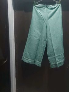 Stylish Teal Women's Palazzo Pants set 3 pc.