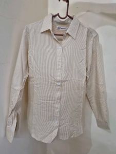 Women's Classic Striped Button-Down Shirt