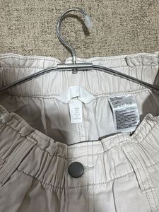 Stylish Beige High-Waisted Shorts