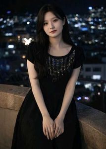Elegant Black Embellished Maxi Dress