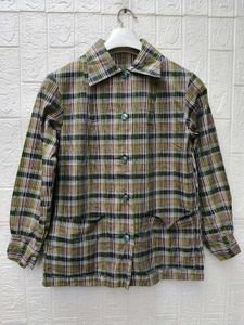 Korean Plaid Long Sleeve Shirt Jacket