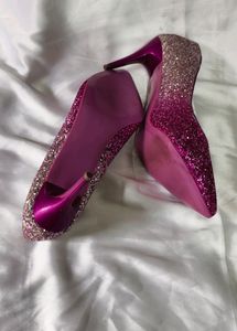 Sparkly Pink Heels