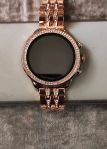 Rose Gold Crystal Smartwatch maxima watch