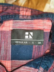 MEN Shirt Checked HERE&amp;NOW