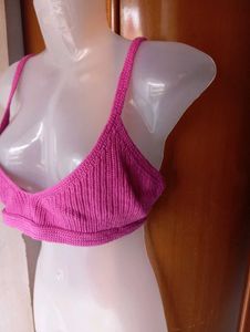 Crochet Knit Bikini Top
