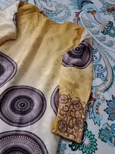 Elegant Embroidered full dubai maxi