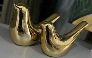 Golden Bird Showpiece Set