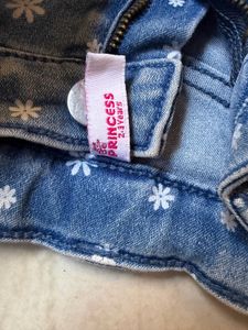 flower printed jeans