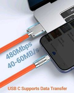 3 In 1 Charging Cables Multicolor (Pack Of 2)