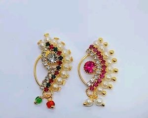 Beautiful Press Nath Nose Ring Combo Of 2