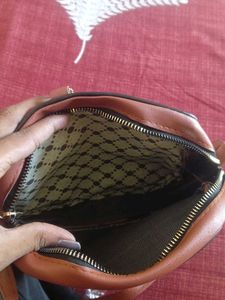 Sling  Bag with Pom Po
