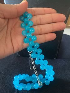 Blue Choker Necklace