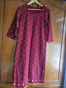 Hand embroidered full Kurta Set