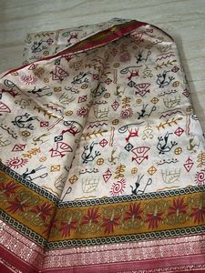 Unique Tribal Print Saree