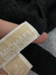 Michael Kors Striped Long Sleeve Top