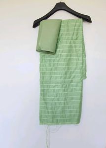 Stylish Dress with Pant Material Set