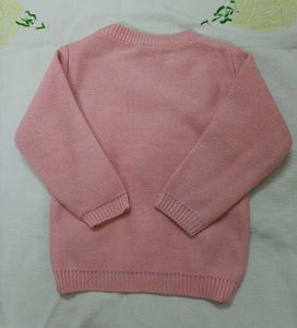 Cute Pink Sweater &amp; Cardigan Set
