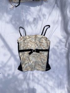 Elegant corset Top with Bow